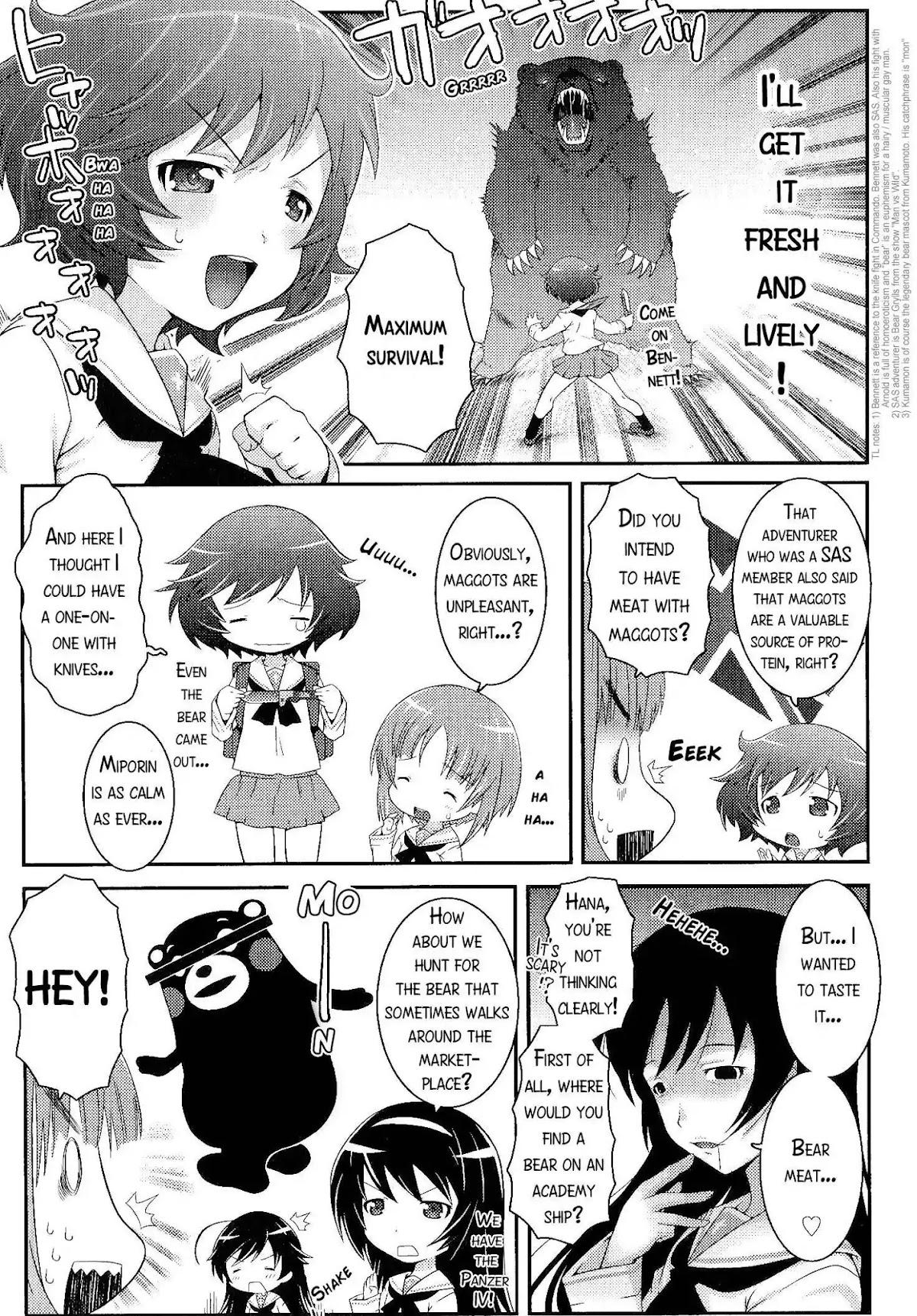 Girls & Panzer - Comic Anthology Chapter 1.2 page 3 - Vol.1 Chapter 2: Operation 'Hot and Steamy'! [by Mudou Eichi]