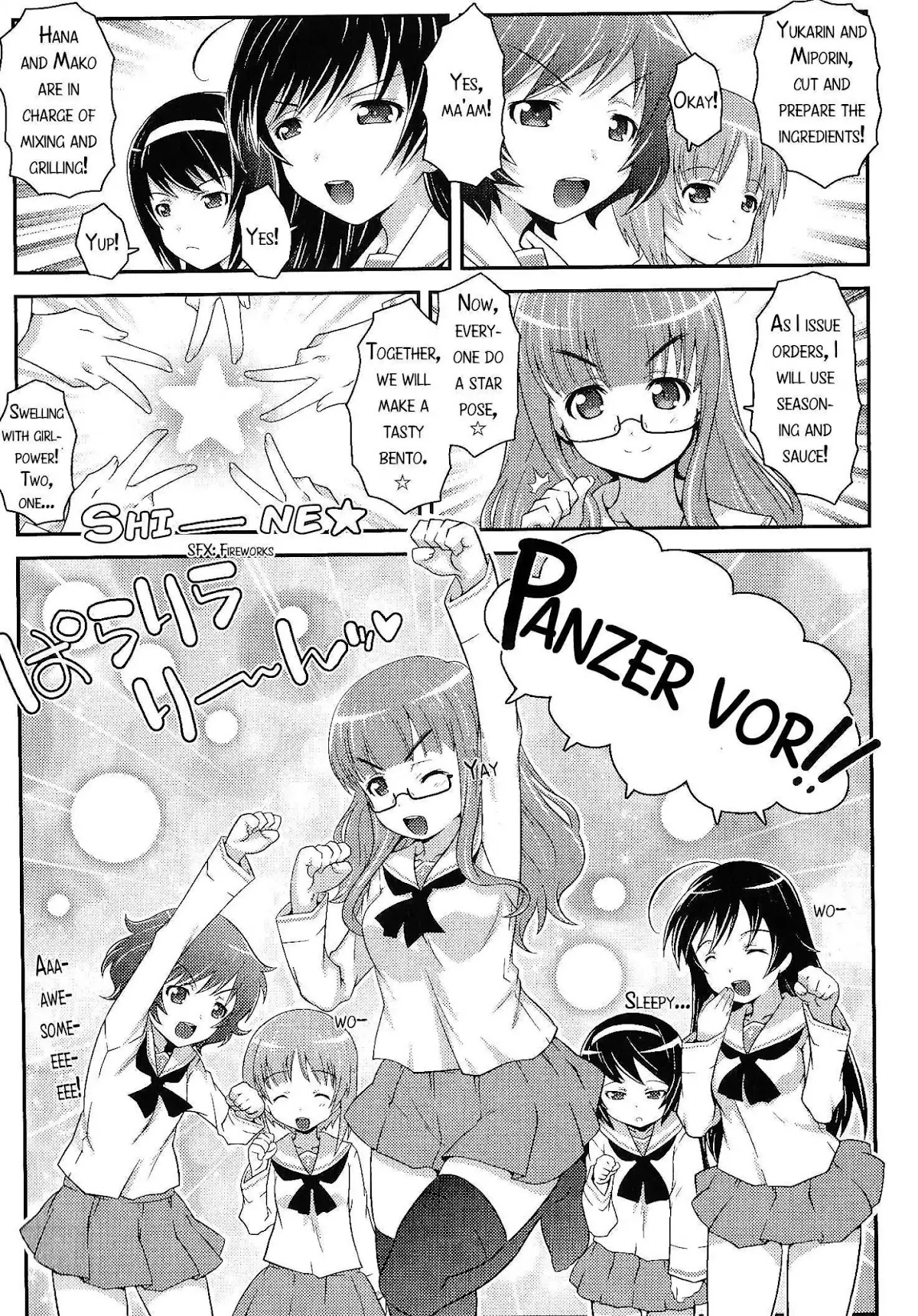 Girls & Panzer - Comic Anthology Chapter 1.2 page 5 - Vol.1 Chapter 2: Operation 'Hot and Steamy'! [by Mudou Eichi]