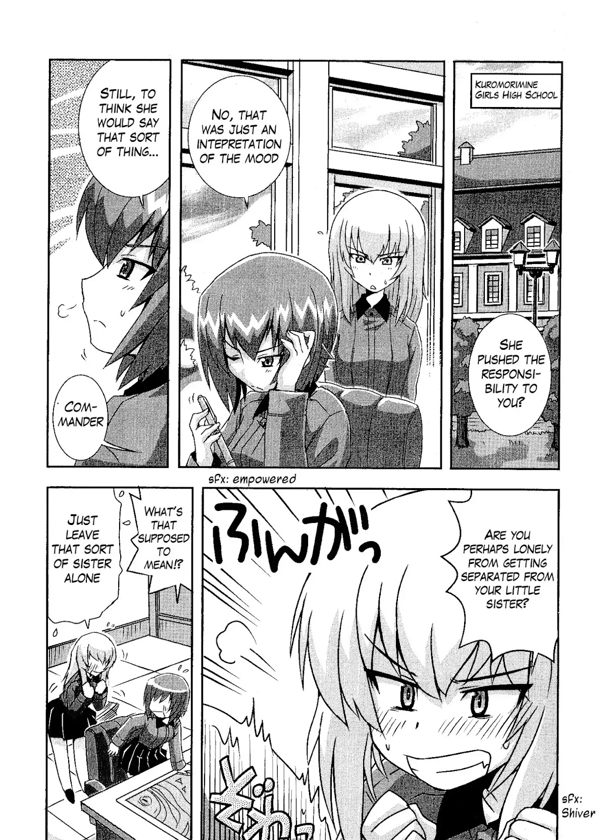Girls & Panzer - Comic Anthology Chapter 1.4 page 5 - Vol.1 Chapter 4: Elder Sister are Always at Disadvantage [by Makino Yasuhiro]
