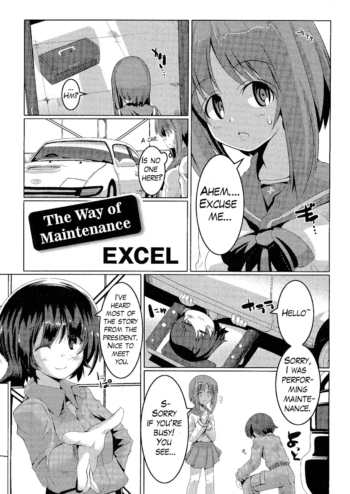 Girls & Panzer - Comic Anthology Chapter 1.8 page 1 - Vol.1 Chapter 8: The Way of Maintenance by EXCEL