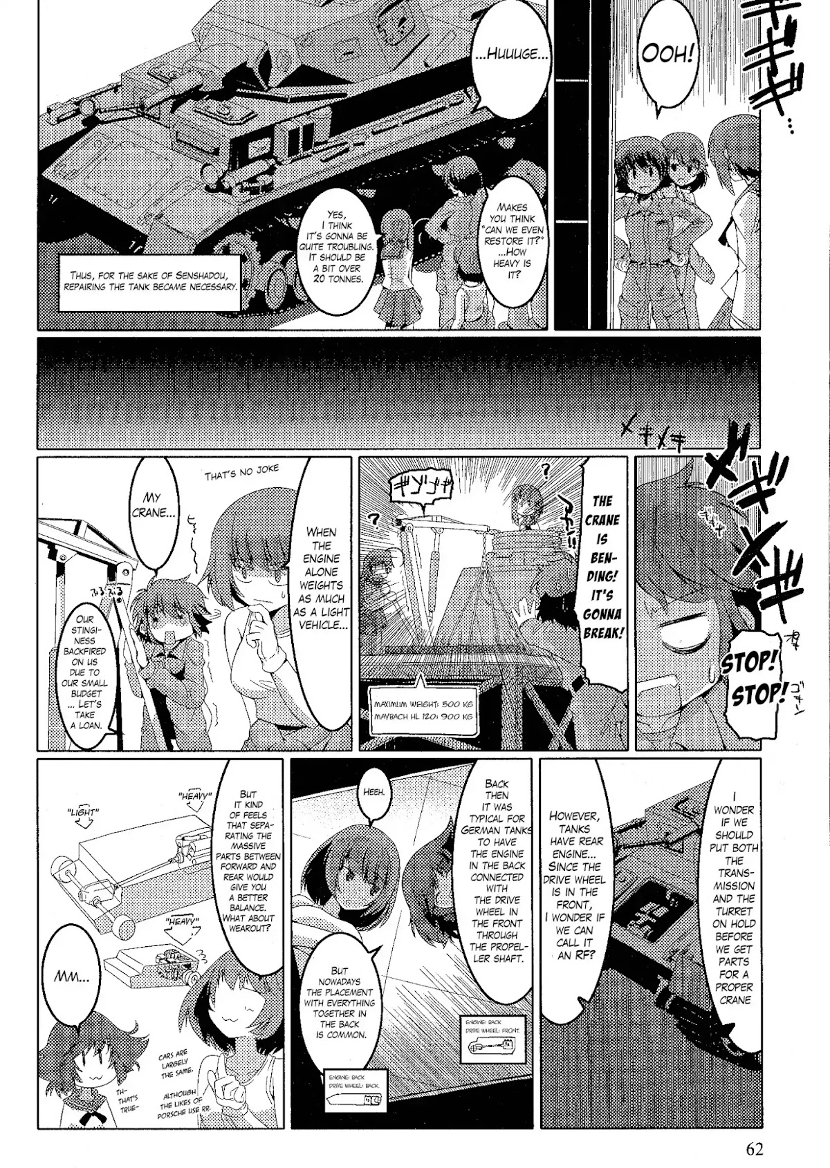 Girls & Panzer - Comic Anthology Chapter 1.8 page 2 - Vol.1 Chapter 8: The Way of Maintenance by EXCEL