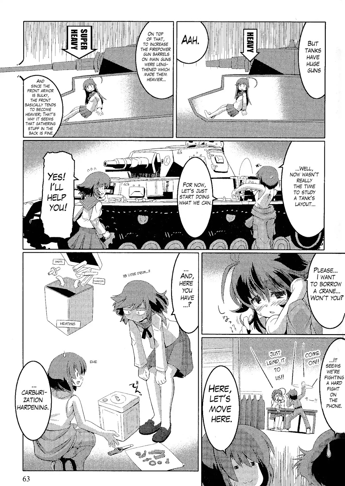 Girls & Panzer - Comic Anthology Chapter 1.8 page 3 - Vol.1 Chapter 8: The Way of Maintenance by EXCEL