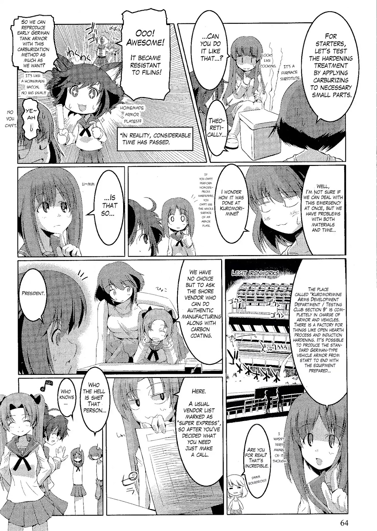Girls & Panzer - Comic Anthology Chapter 1.8 page 4 - Vol.1 Chapter 8: The Way of Maintenance by EXCEL