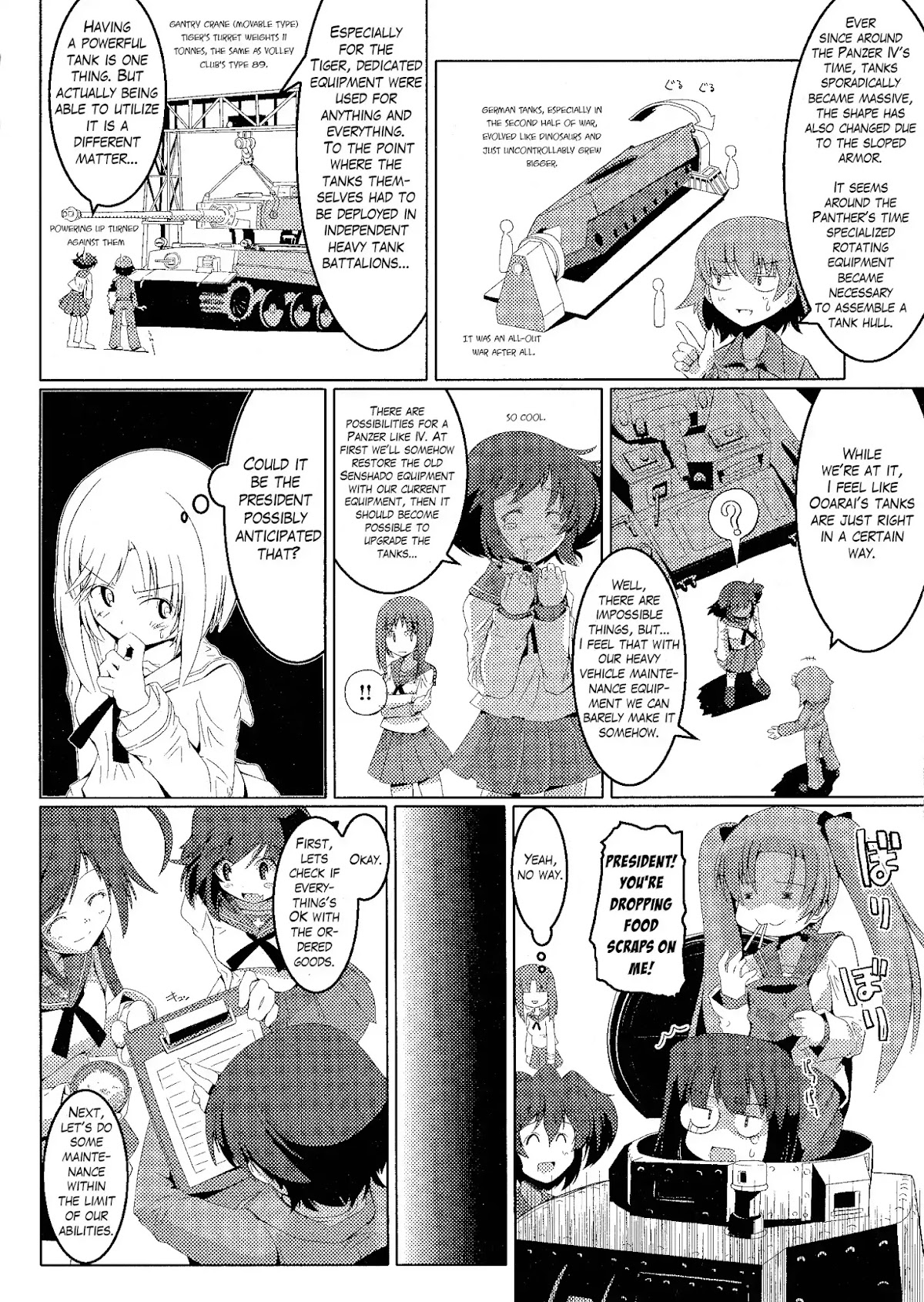 Girls & Panzer - Comic Anthology Chapter 1.8 page 6 - Vol.1 Chapter 8: The Way of Maintenance by EXCEL