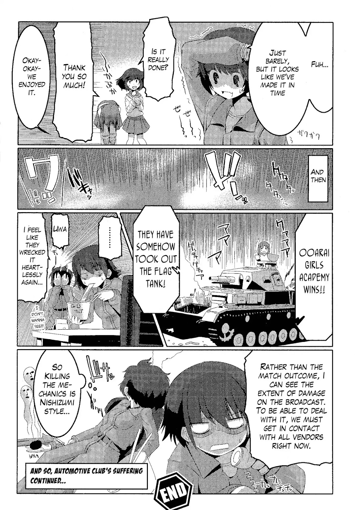Girls & Panzer - Comic Anthology Chapter 1.8 page 8 - Vol.1 Chapter 8: The Way of Maintenance by EXCEL