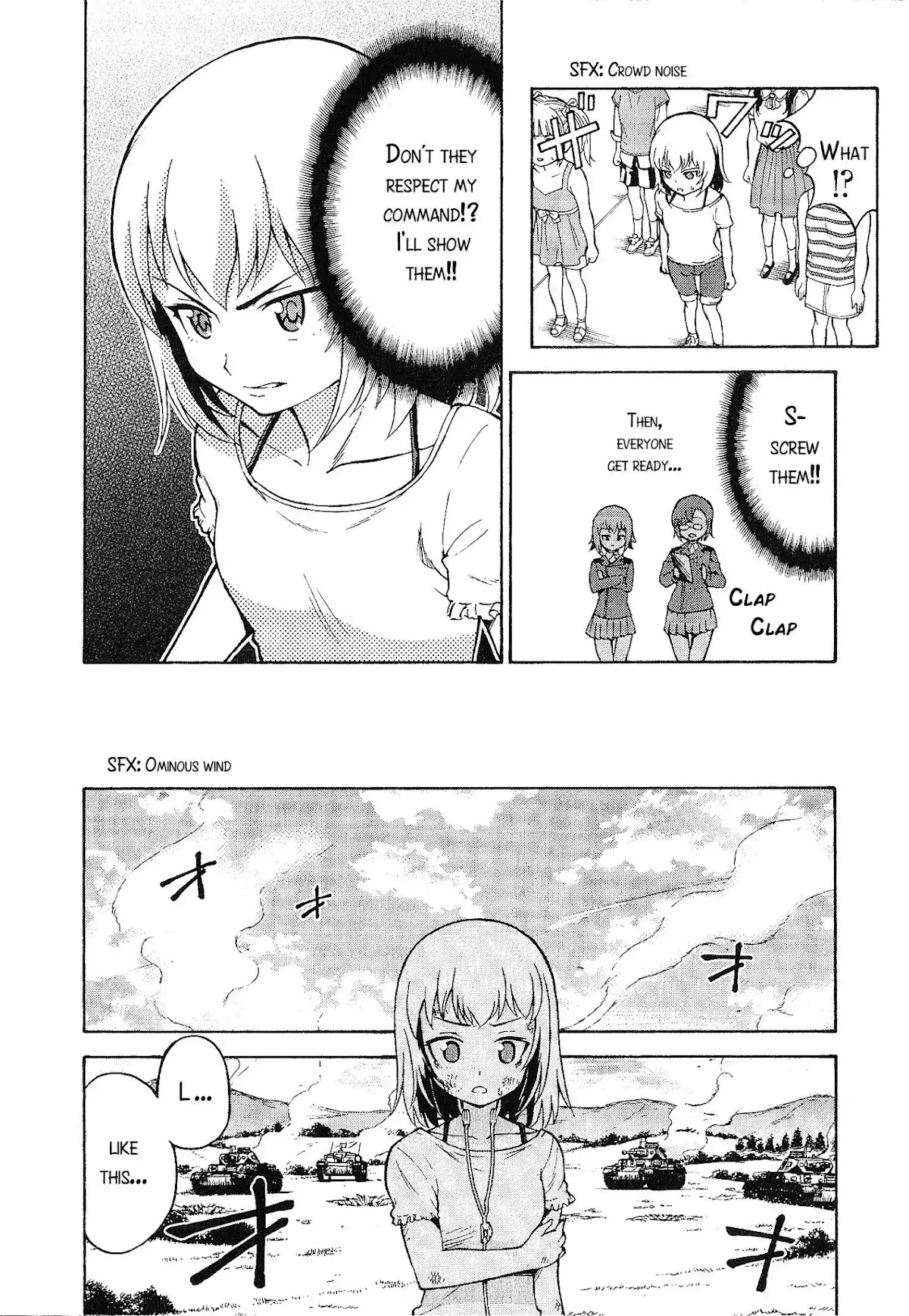 Girls & Panzer - Comic Anthology Chapter 2.1 page 10 - Vol.2 Chapter 1: Erika's Pride [by Saitaniya Ryouichi]