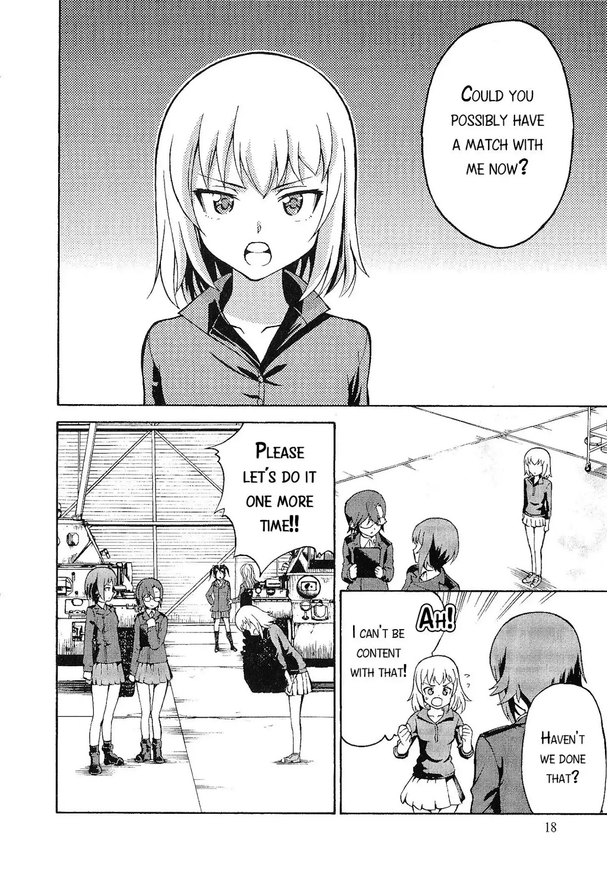 Girls & Panzer - Comic Anthology Chapter 2.1 page 16 - Vol.2 Chapter 1: Erika's Pride [by Saitaniya Ryouichi]