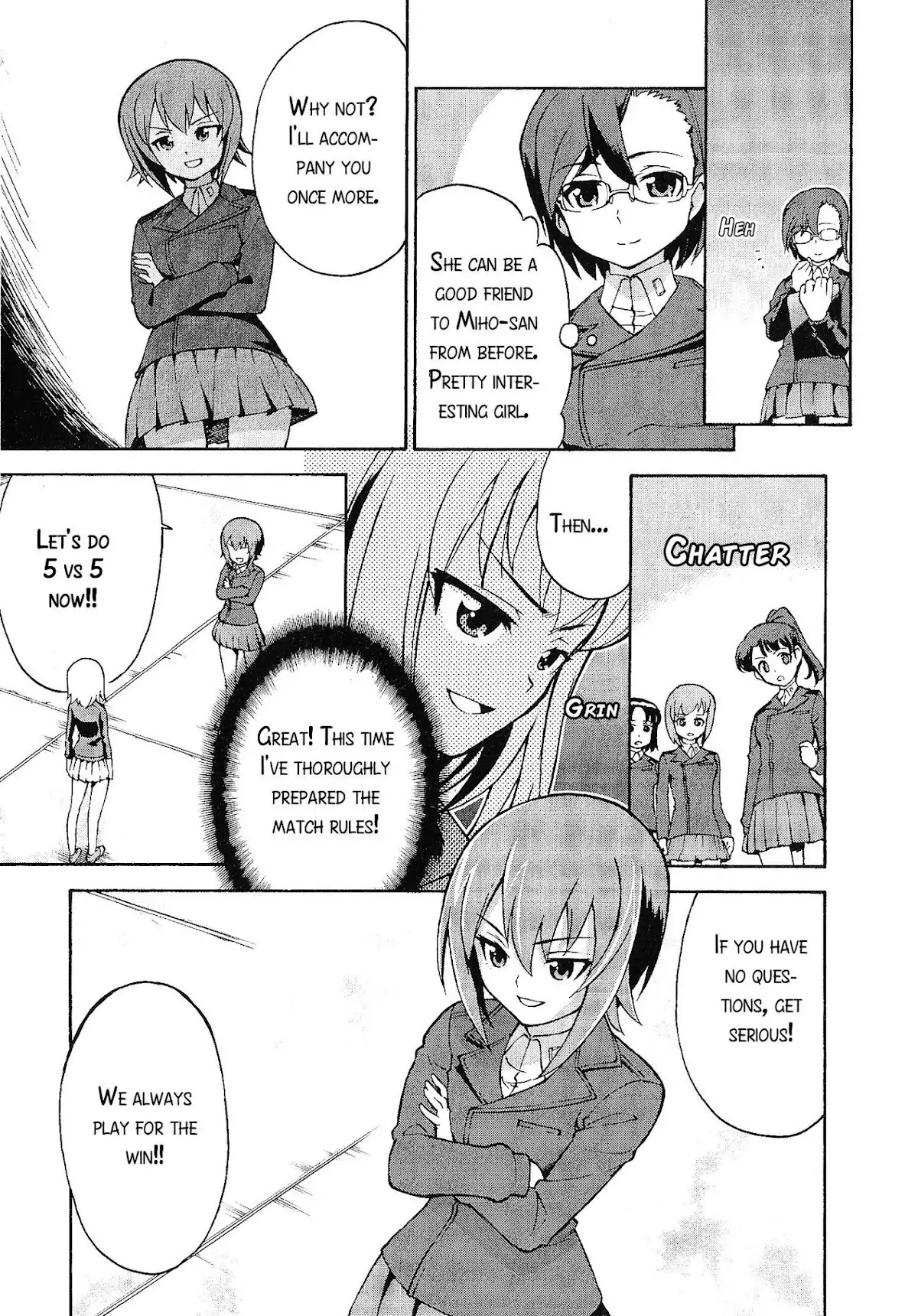 Girls & Panzer - Comic Anthology Chapter 2.1 page 17 - Vol.2 Chapter 1: Erika's Pride [by Saitaniya Ryouichi]