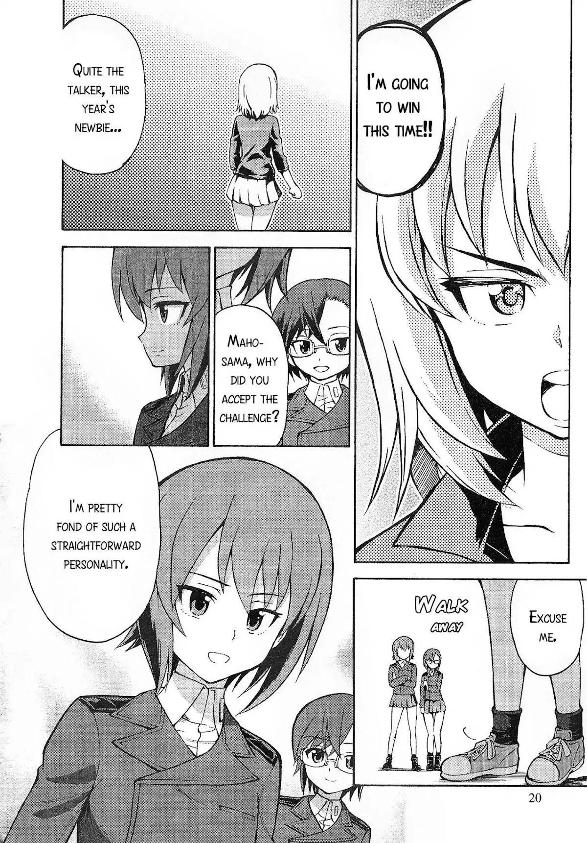 Girls & Panzer - Comic Anthology Chapter 2.1 page 18 - Vol.2 Chapter 1: Erika's Pride [by Saitaniya Ryouichi]