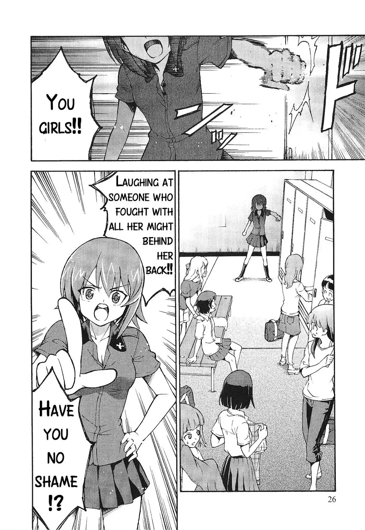 Girls & Panzer - Comic Anthology Chapter 2.1 page 24 - Vol.2 Chapter 1: Erika's Pride [by Saitaniya Ryouichi]