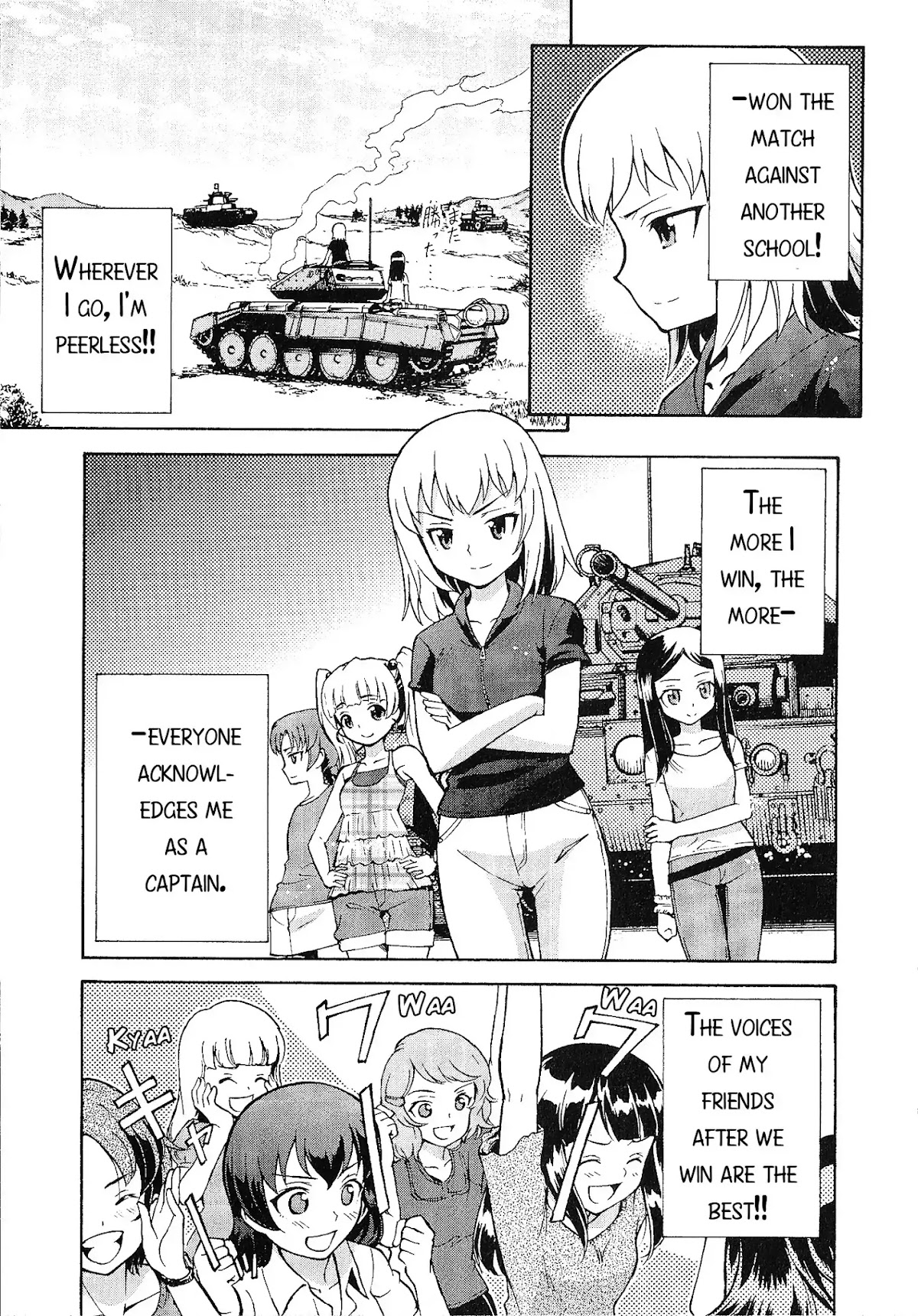 Girls & Panzer - Comic Anthology Chapter 2.1 page 5 - Vol.2 Chapter 1: Erika's Pride [by Saitaniya Ryouichi]