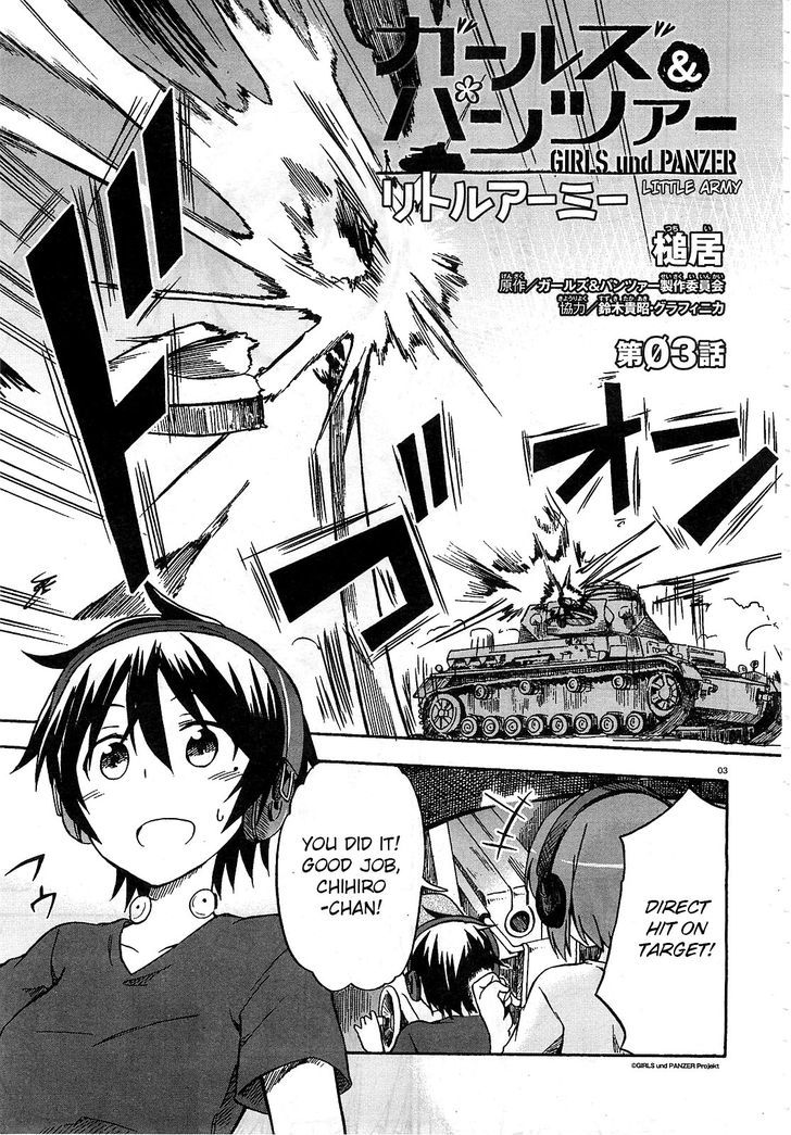 Girls & Panzer - Little Army Chapter 3 page 3 - Chapter 3