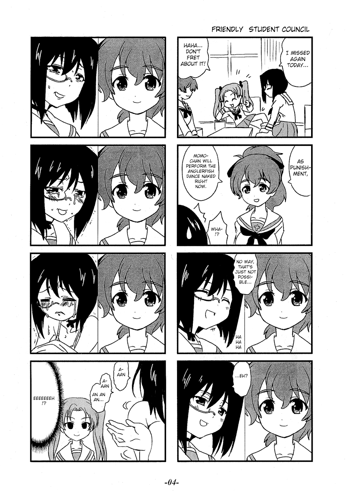 Girls & Panzer - Lovey-Dovey Panzer Chapter 1.2 page 4 - Chapter 1 v2 : Friendly Student Council