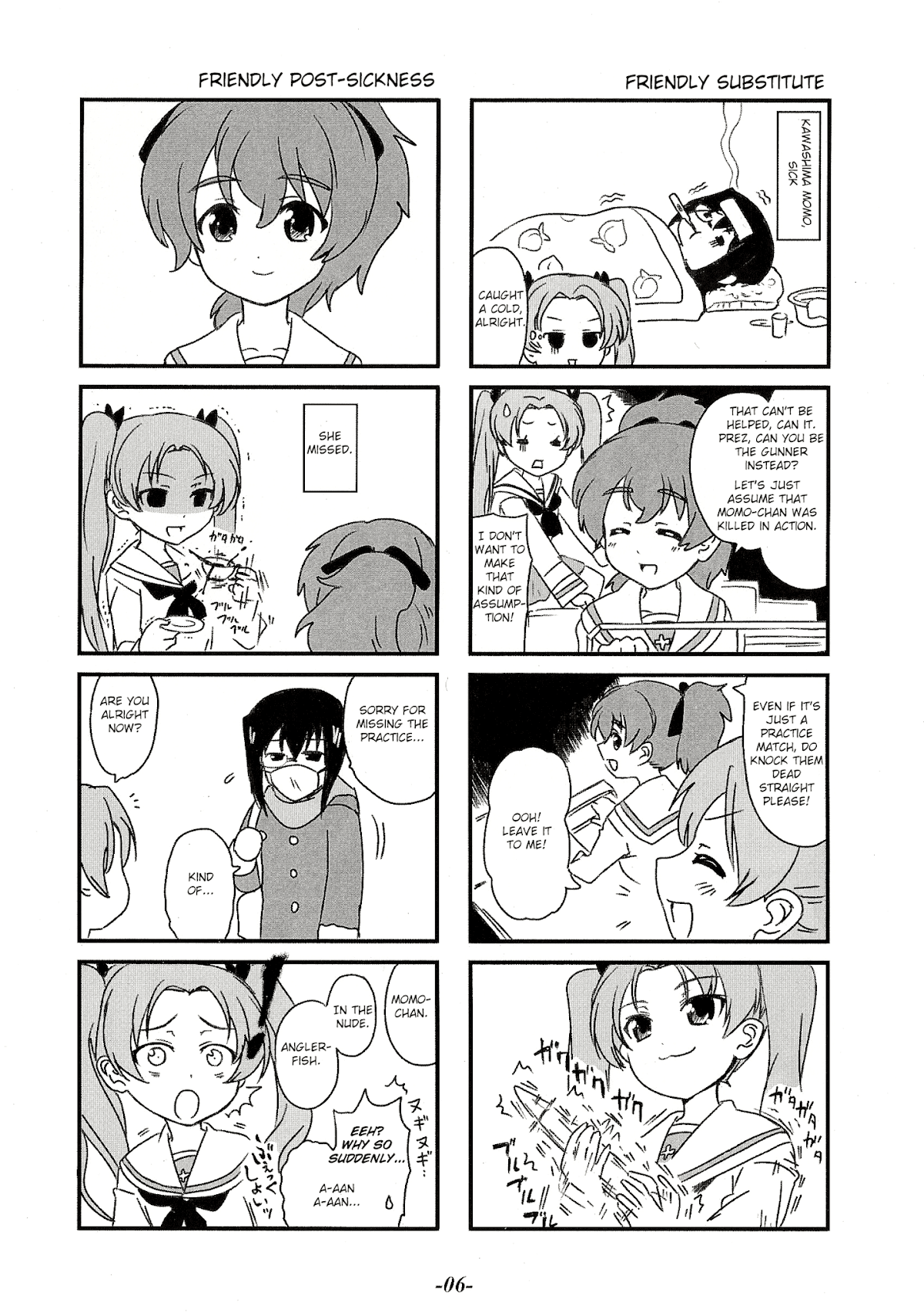Girls & Panzer - Lovey-Dovey Panzer Chapter 1.2 page 6 - Chapter 1 v2 : Friendly Student Council