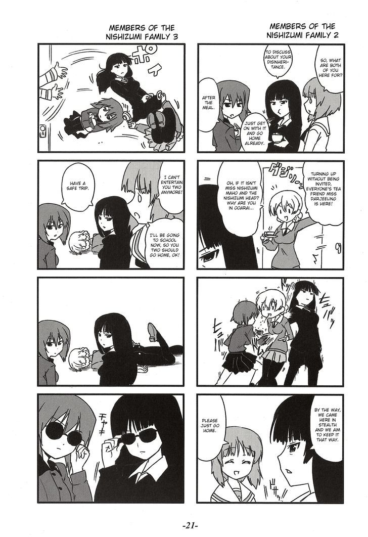 Girls & Panzer - Lovey-Dovey Panzer Chapter 3 page 6 - Chapter 3 : Non-stop Hana-san & the Nishizumi Family