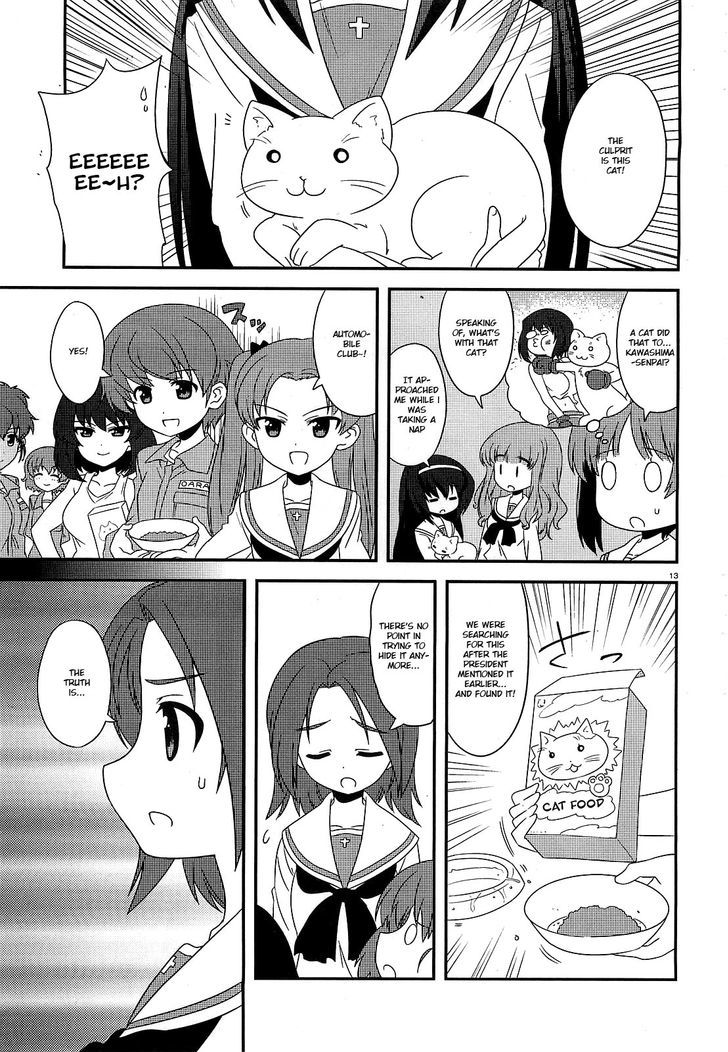 Girls & Panzer - Motto Love Love Sakusen desu! Chapter 10 page 13 - Chapter 10 : It's the Murder Case of Oorai Girls' 38(t) Hetzer Loader!