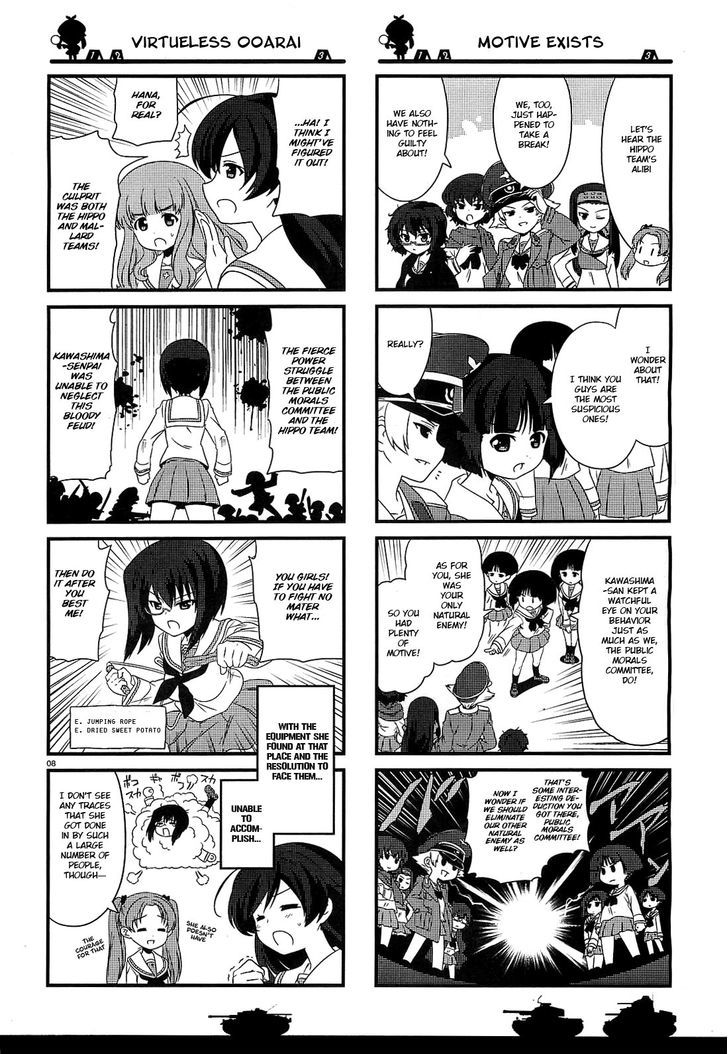 Girls & Panzer - Motto Love Love Sakusen desu! Chapter 10 page 8 - Chapter 10 : It's the Murder Case of Oorai Girls' 38(t) Hetzer Loader!