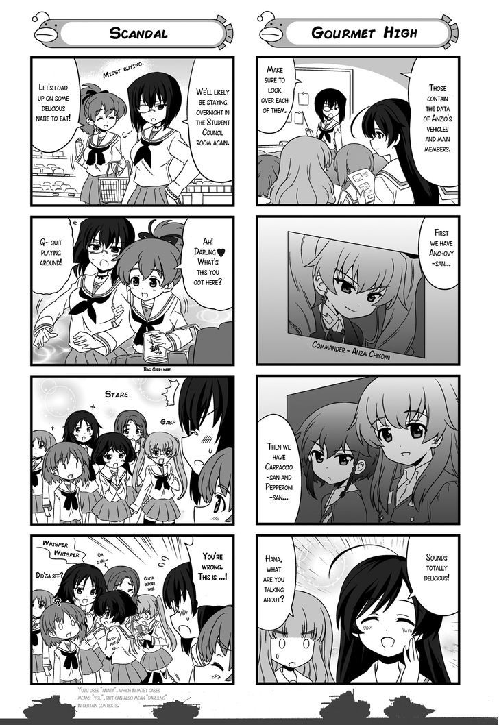 Girls & Panzer - Motto Love Love Sakusen desu! Chapter 13.2 page 4 - Chapter 13.2 : Omake 4 - It's the Web Version Edition!