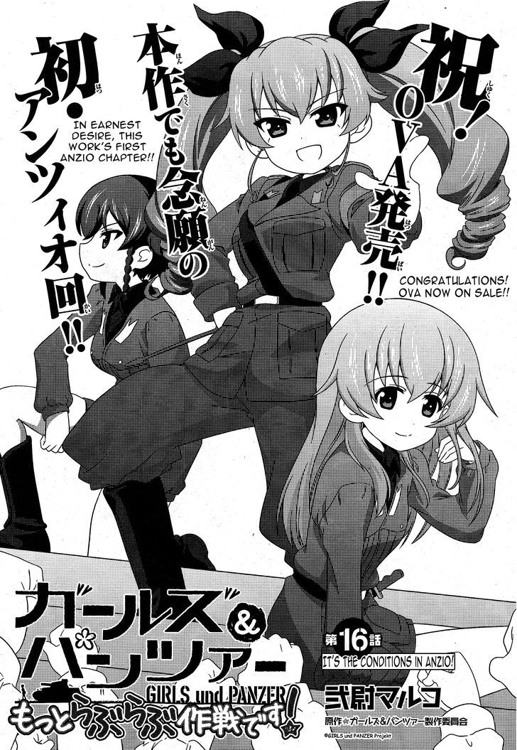 Girls & Panzer - Motto Love Love Sakusen desu! Chapter 16 page 3 - Chapter 16 : It's the Conditions in Anzio!