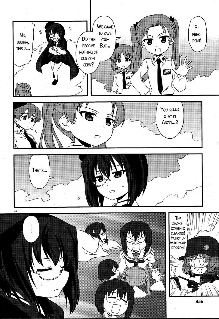 Girls & Panzer - Motto Love Love Sakusen desu! Chapter 17 page 14 - Chapter 17 : Sequel ãƒ» It's the Conditions in Anzio!