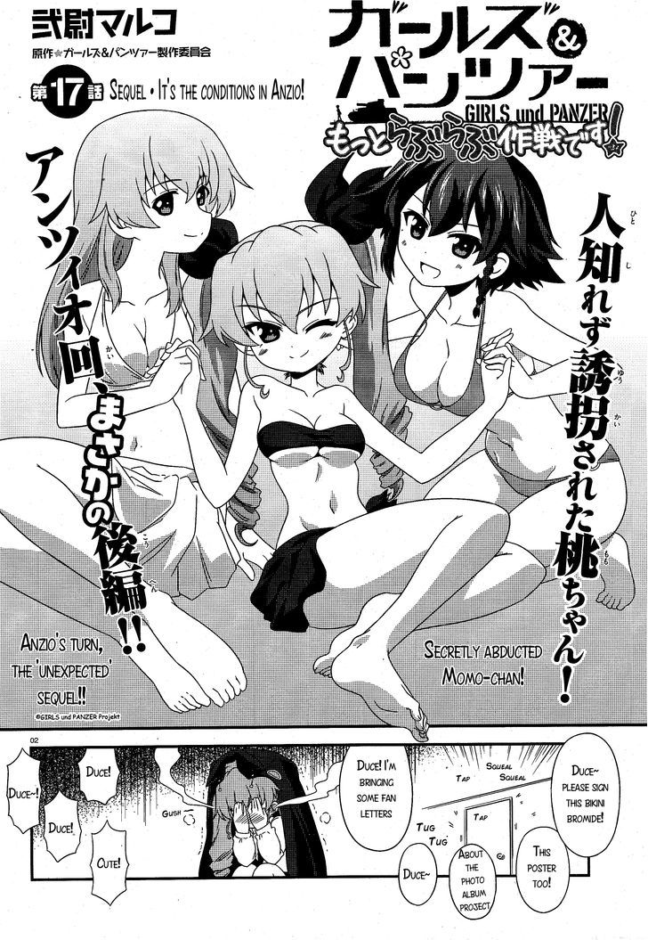Girls & Panzer - Motto Love Love Sakusen desu! Chapter 17 page 2 - Chapter 17 : Sequel ãƒ» It's the Conditions in Anzio!