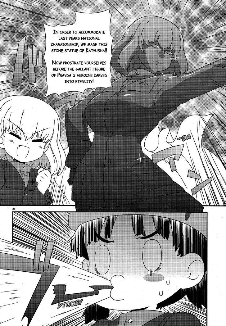 Girls & Panzer - Motto Love Love Sakusen desu! Chapter 18 page 2 - Chapter 18 : It's Katyusha's Portrait!