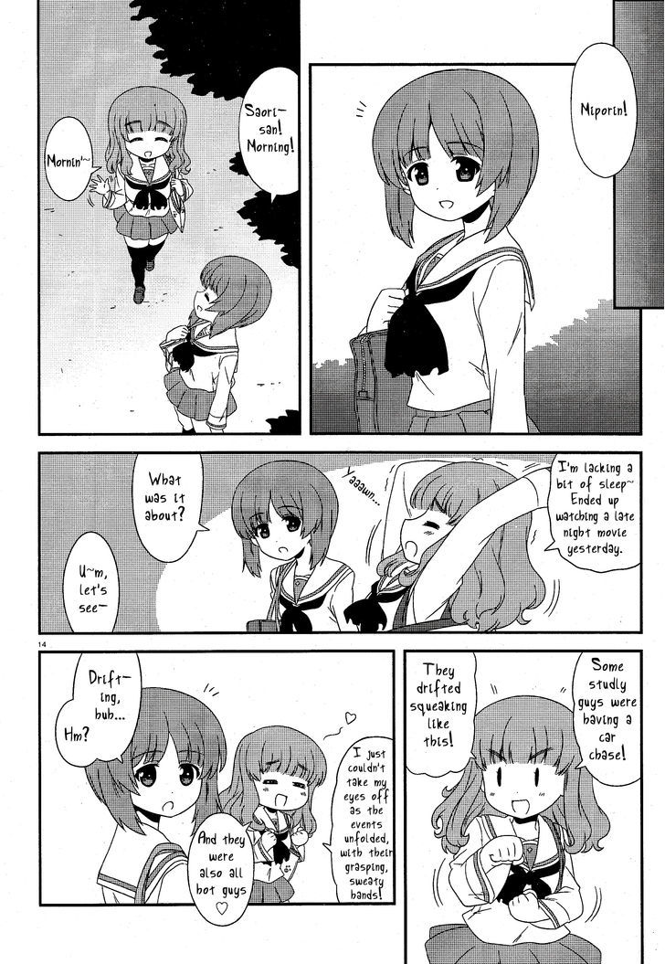 Girls & Panzer - Motto Love Love Sakusen desu! Chapter 20 page 14 - Chapter 20 : After Maintenance, It's Gotta Be a Bath