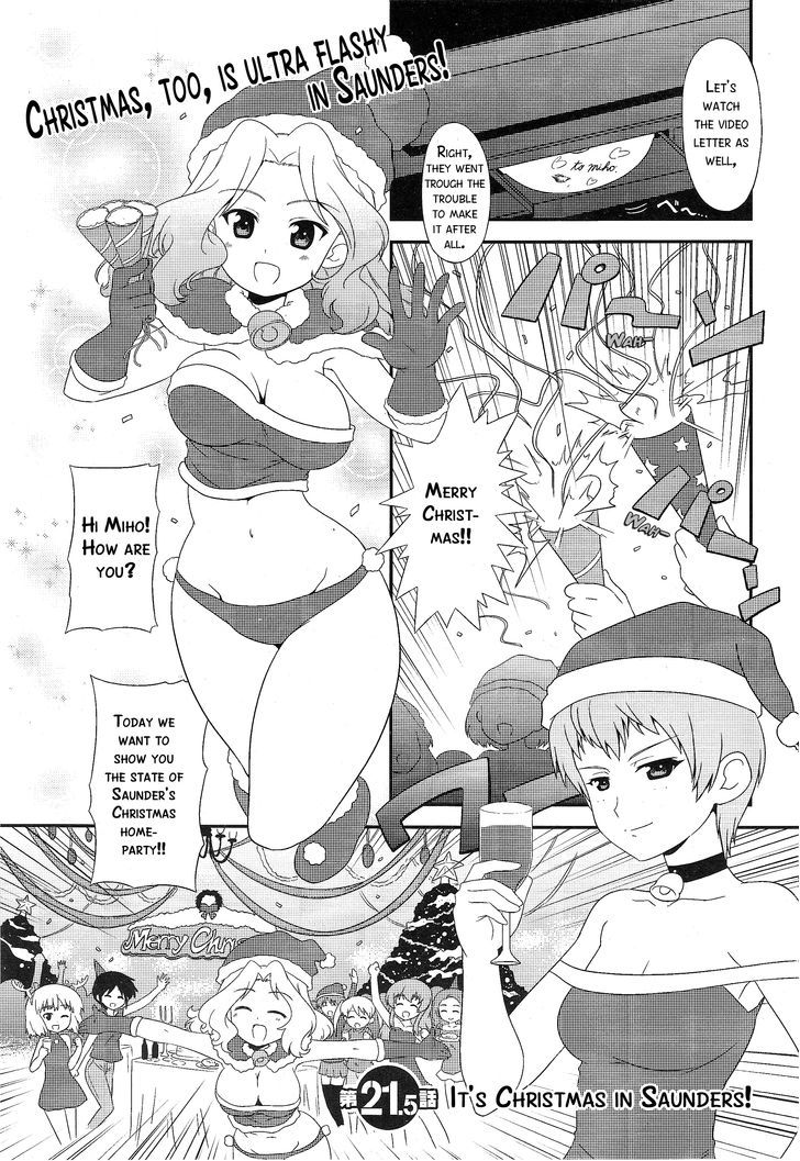 Girls & Panzer - Motto Love Love Sakusen desu! Chapter 21.5 page 1 - Chapter 21.5 : It's Christmas in Saunders