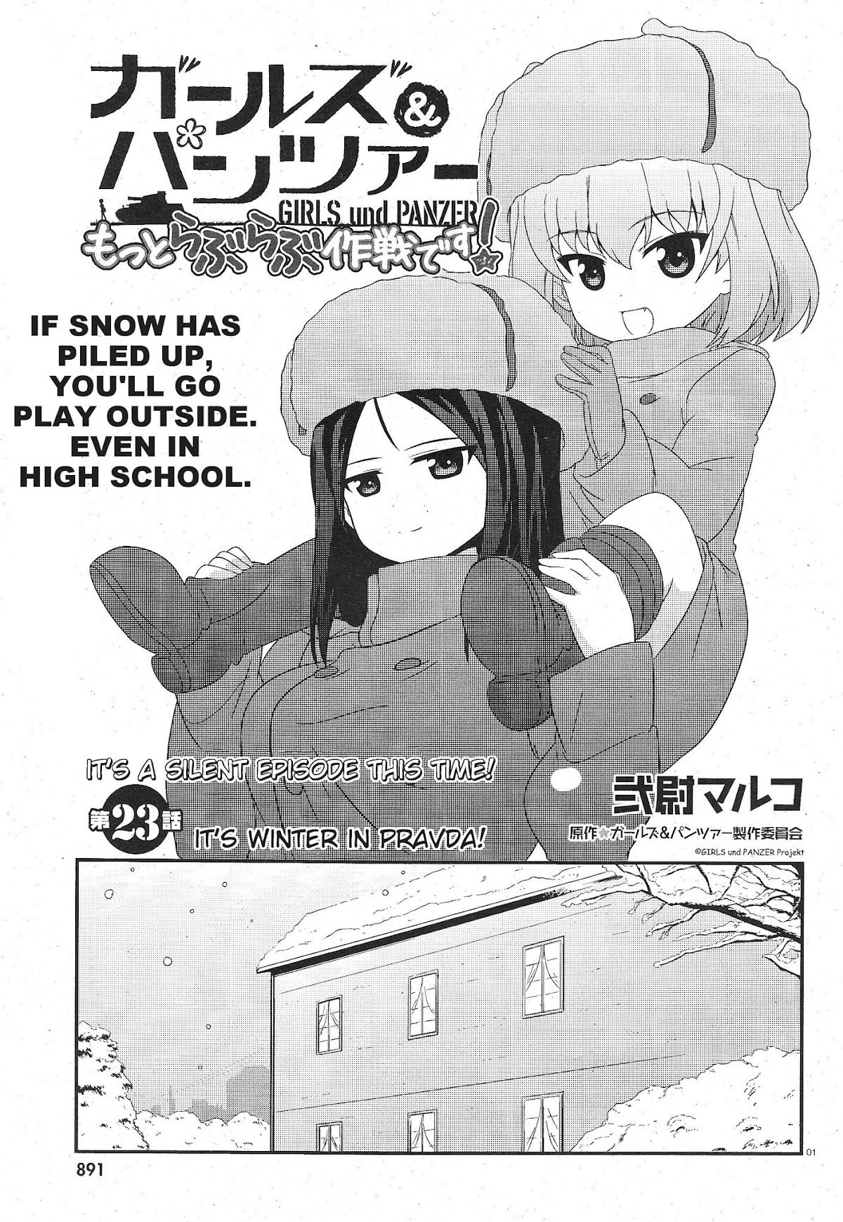 Girls & Panzer - Motto Love Love Sakusen desu! Chapter 23 page 1 - Chapter 23 : It's Winter in Pravda!