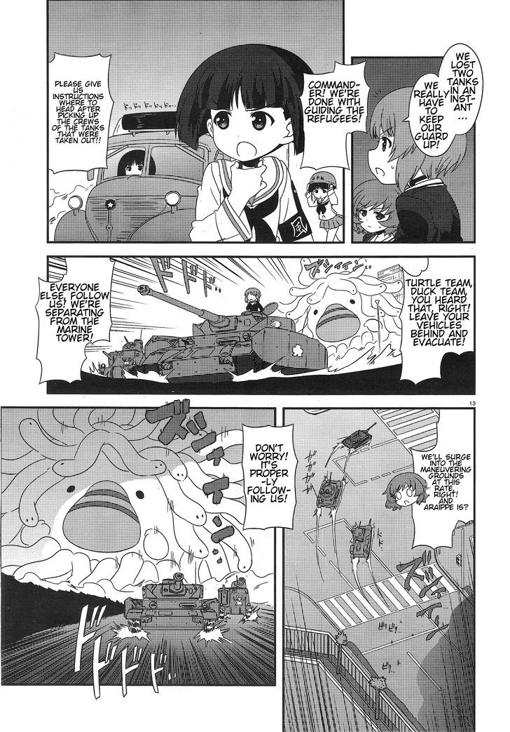 Girls & Panzer - Motto Love Love Sakusen desu! Chapter 24 page 11 - Chapter 24 : It Came From the Sea