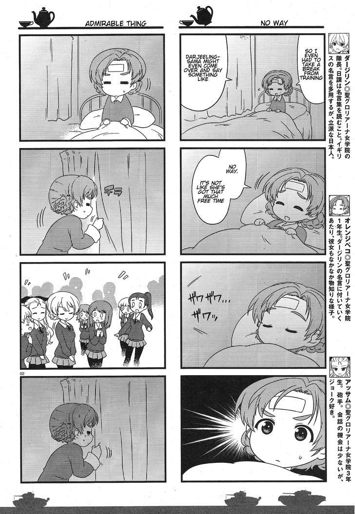 Girls & Panzer - Motto Love Love Sakusen desu! Chapter 26 page 2 - Chapter 26 : A Visit from Darjeeling-sama!