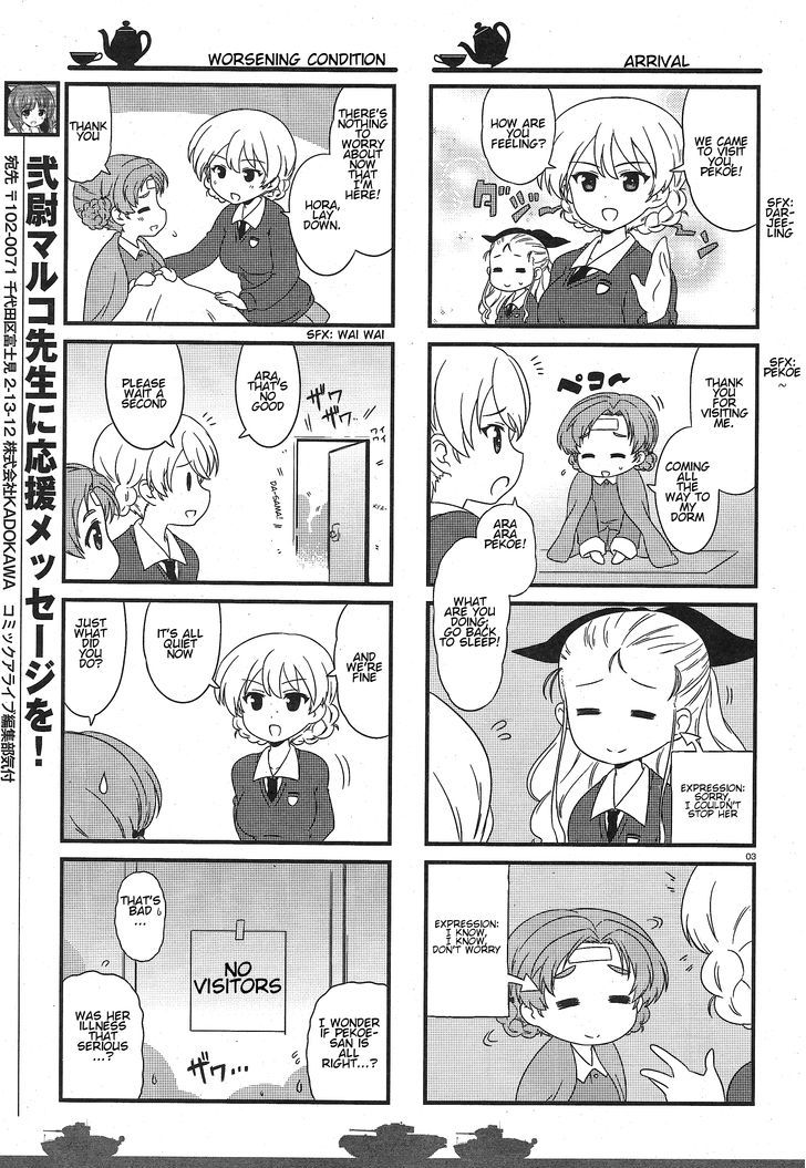 Girls & Panzer - Motto Love Love Sakusen desu! Chapter 26 page 3 - Chapter 26 : A Visit from Darjeeling-sama!