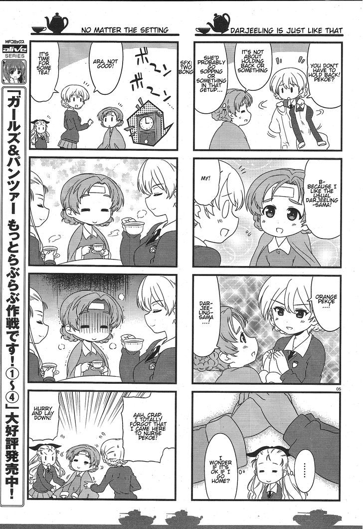 Girls & Panzer - Motto Love Love Sakusen desu! Chapter 26 page 5 - Chapter 26 : A Visit from Darjeeling-sama!