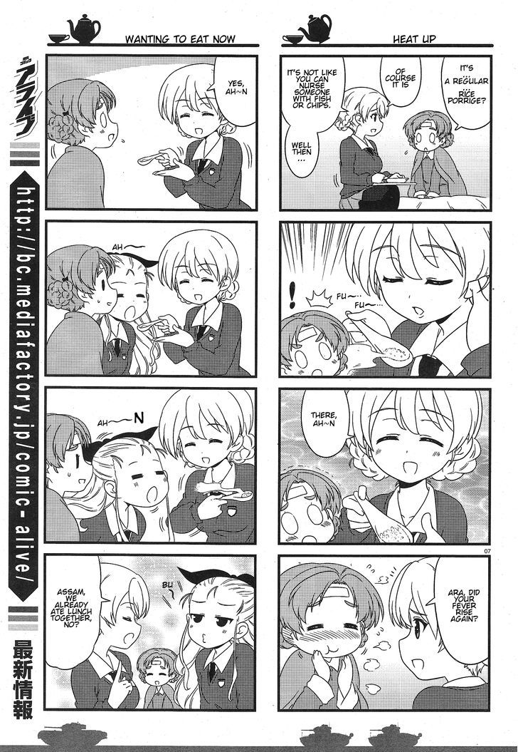 Girls & Panzer - Motto Love Love Sakusen desu! Chapter 26 page 7 - Chapter 26 : A Visit from Darjeeling-sama!