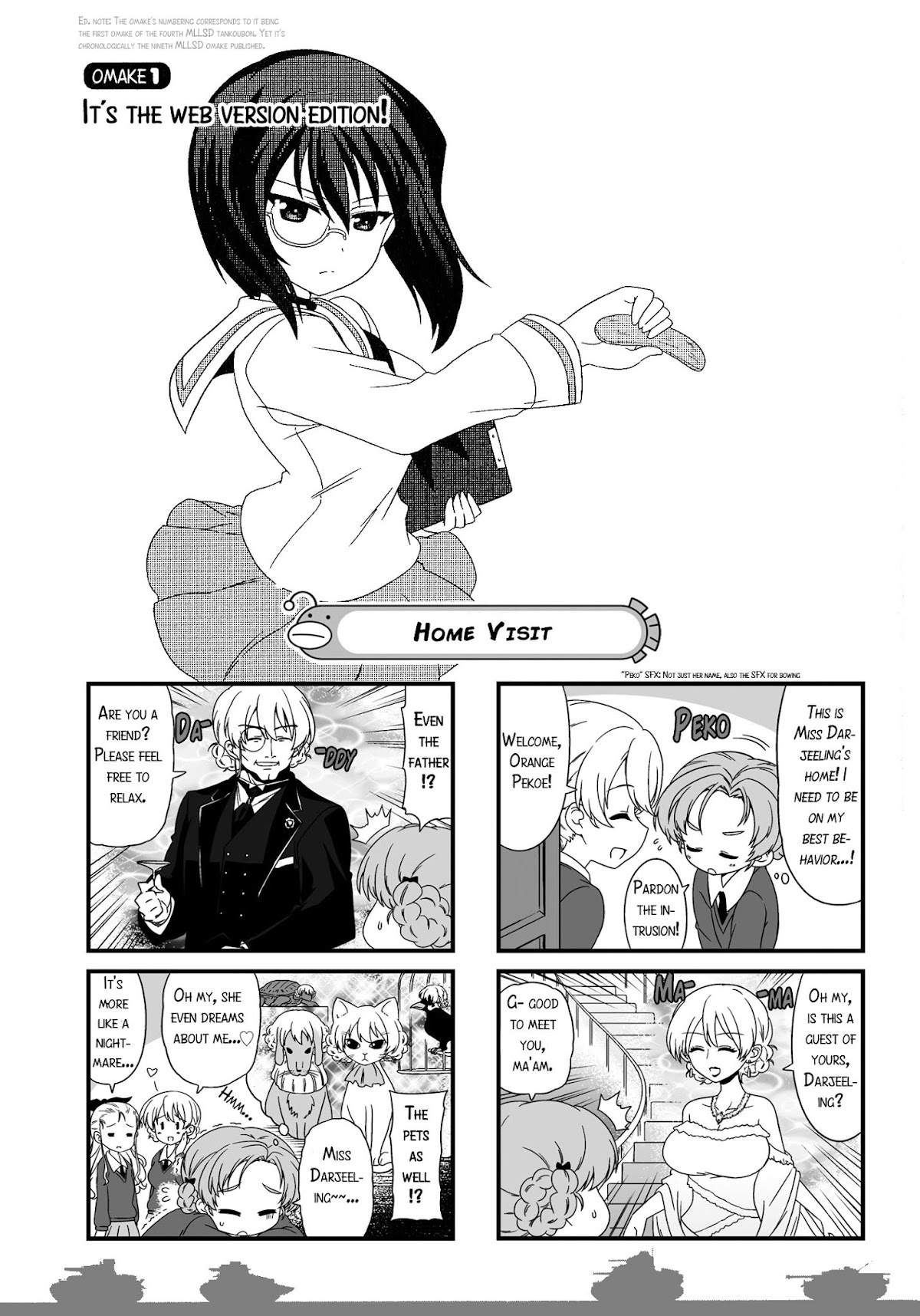 Girls & Panzer - Motto Love Love Sakusen desu! Chapter 27.1 page 1 - Chapter 27.1 : Omake 9 + Omake 10