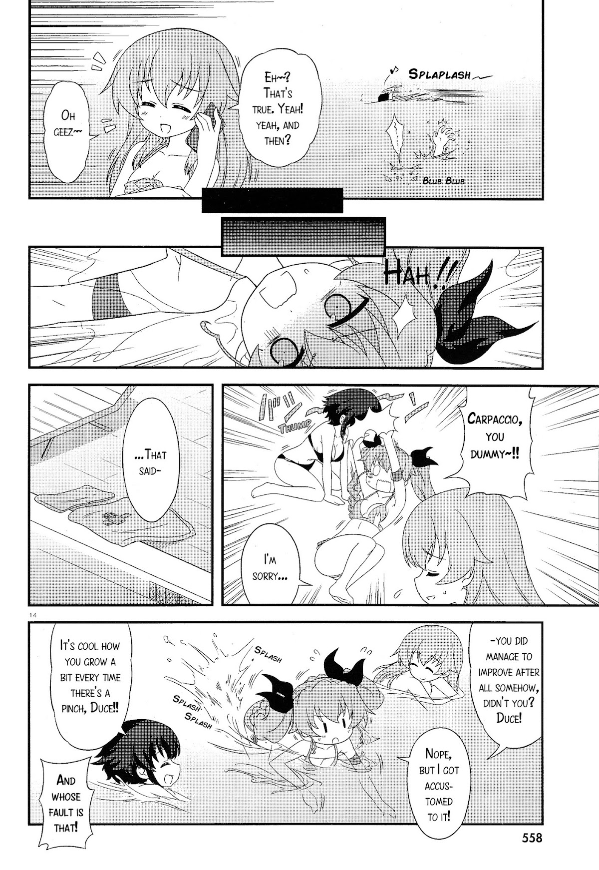 Girls & Panzer - Motto Love Love Sakusen desu! Chapter 27.2 page 13 - Chapter 27 v2 : It's- Anchovy, Swim!
