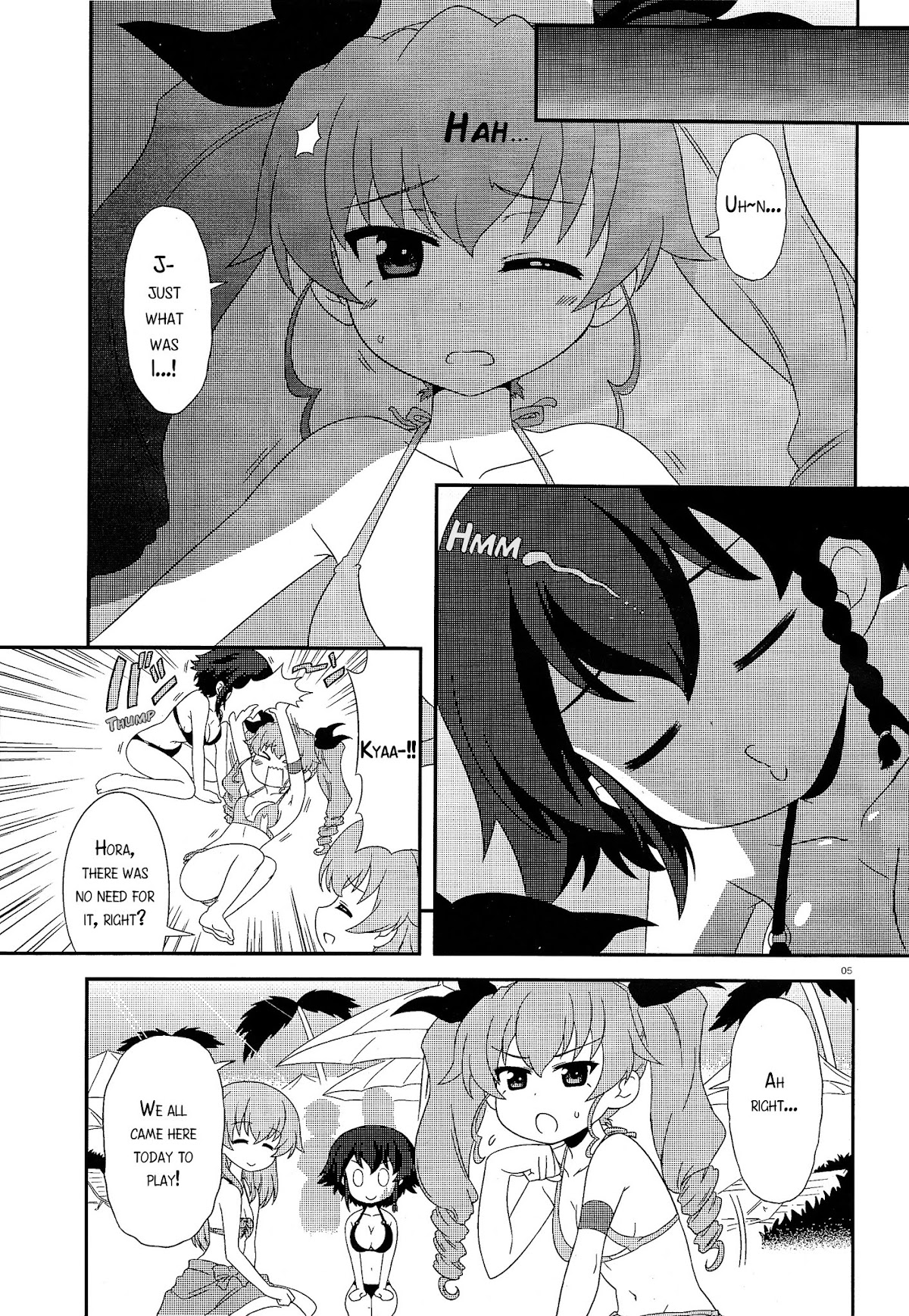 Girls & Panzer - Motto Love Love Sakusen desu! Chapter 27.2 page 4 - Chapter 27 v2 : It's- Anchovy, Swim!