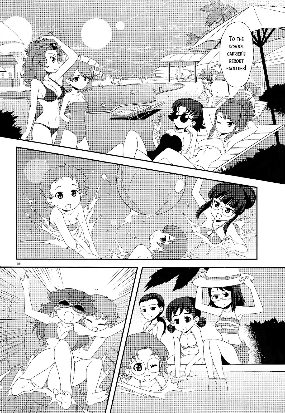 Girls & Panzer - Motto Love Love Sakusen desu! Chapter 27.2 page 5 - Chapter 27 v2 : It's- Anchovy, Swim!