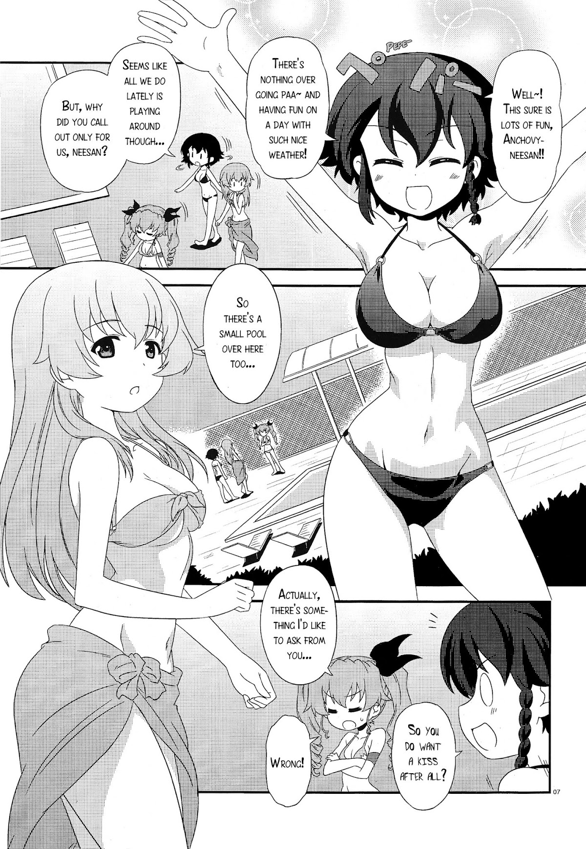 Girls & Panzer - Motto Love Love Sakusen desu! Chapter 27.2 page 6 - Chapter 27 v2 : It's- Anchovy, Swim!
