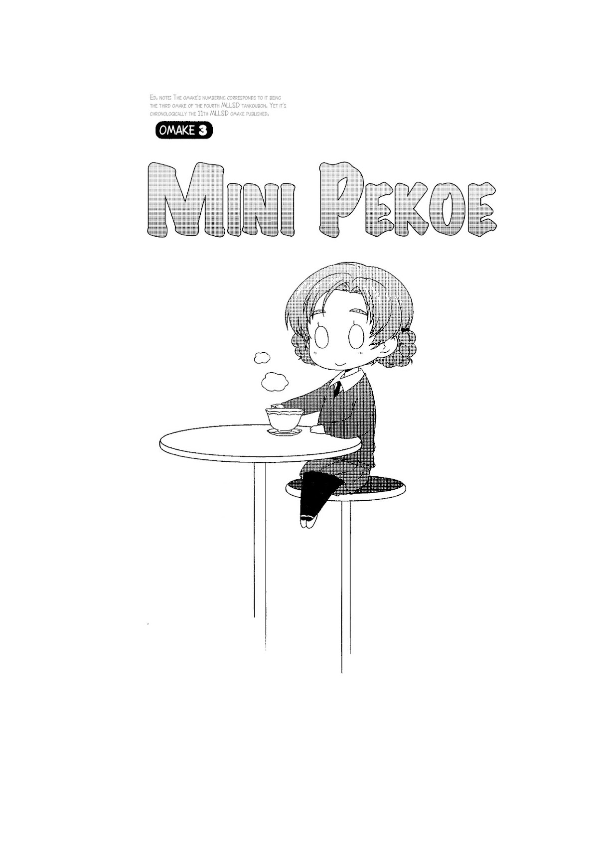 Girls & Panzer - Motto Love Love Sakusen desu! Chapter 27.3 page 1 - Chapter 27.3 : Omake 11: Mini Pekoe!
