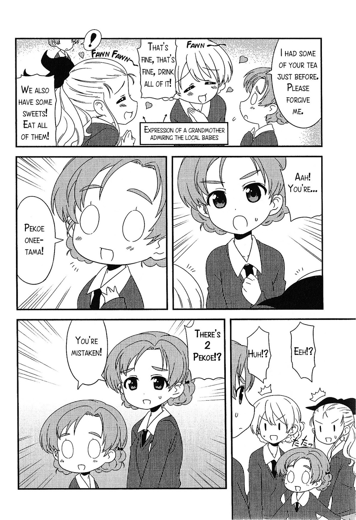 Girls & Panzer - Motto Love Love Sakusen desu! Chapter 27.3 page 4 - Chapter 27.3 : Omake 11: Mini Pekoe!
