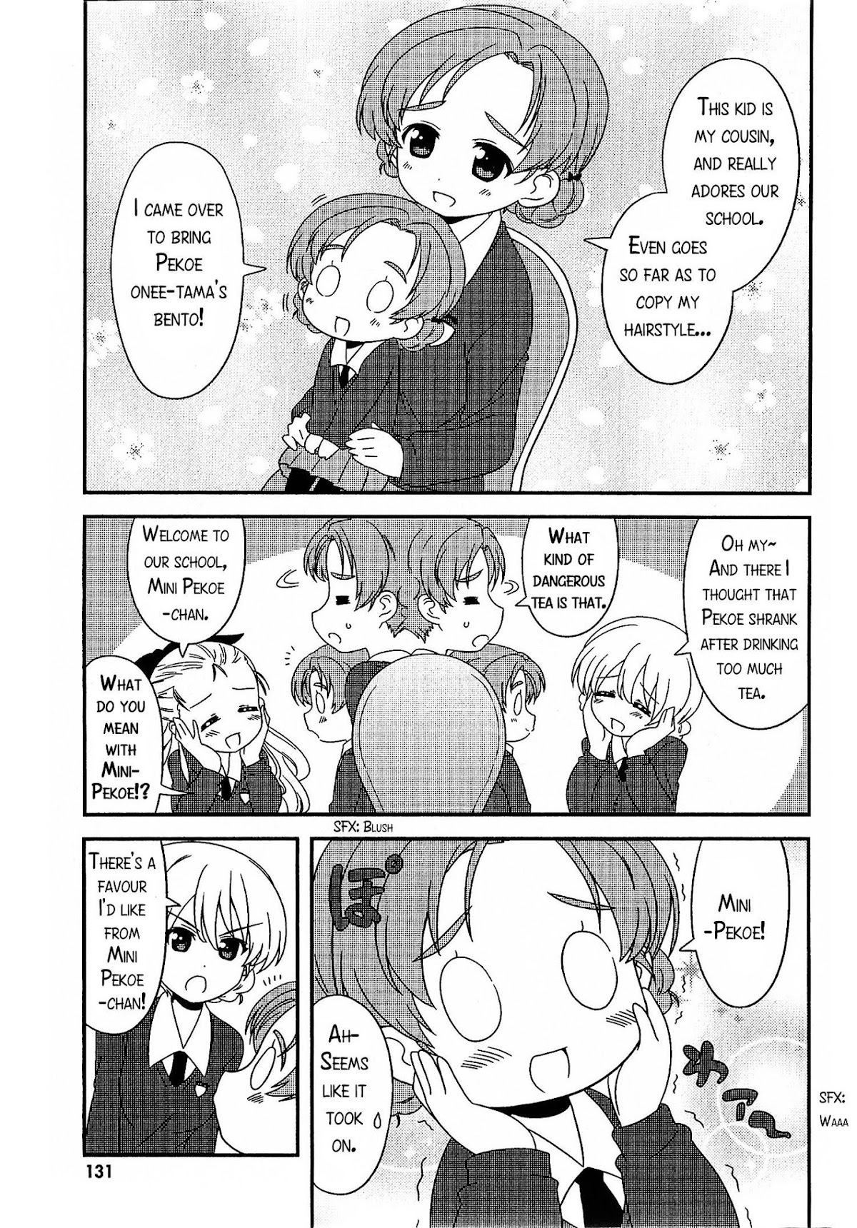 Girls & Panzer - Motto Love Love Sakusen desu! Chapter 27.3 page 5 - Chapter 27.3 : Omake 11: Mini Pekoe!
