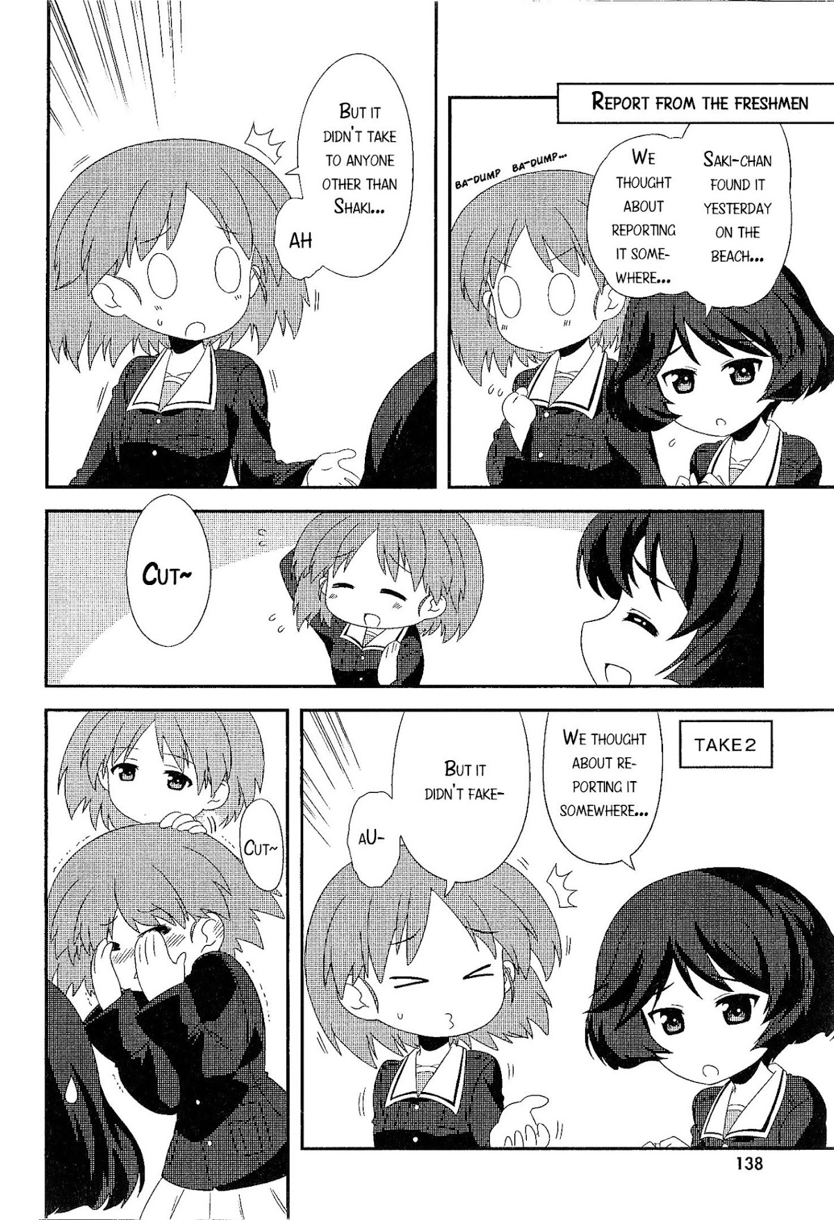 Girls & Panzer - Motto Love Love Sakusen desu! Chapter 27.4 page 4 - Chapter 27.4 : Omake 12: It's the Movie Special: NG Outtakes Collection!