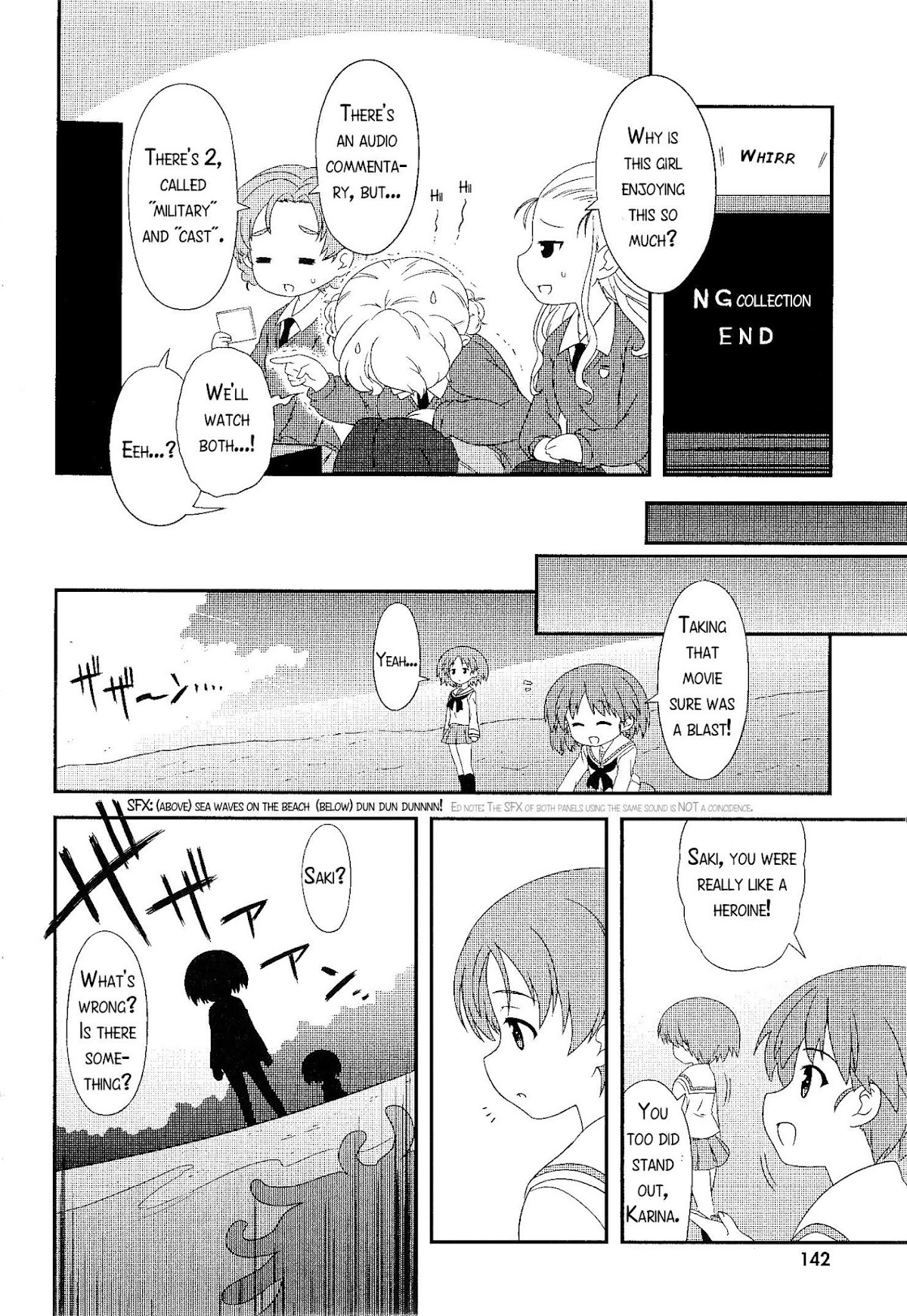 Girls & Panzer - Motto Love Love Sakusen desu! Chapter 27.4 page 8 - Chapter 27.4 : Omake 12: It's the Movie Special: NG Outtakes Collection!