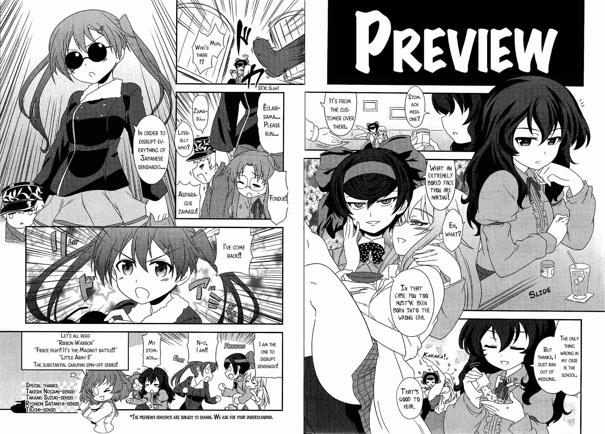 Girls & Panzer - Motto Love Love Sakusen desu! Chapter 27.4 page 9 - Chapter 27.4 : Omake 12: It's the Movie Special: NG Outtakes Collection!