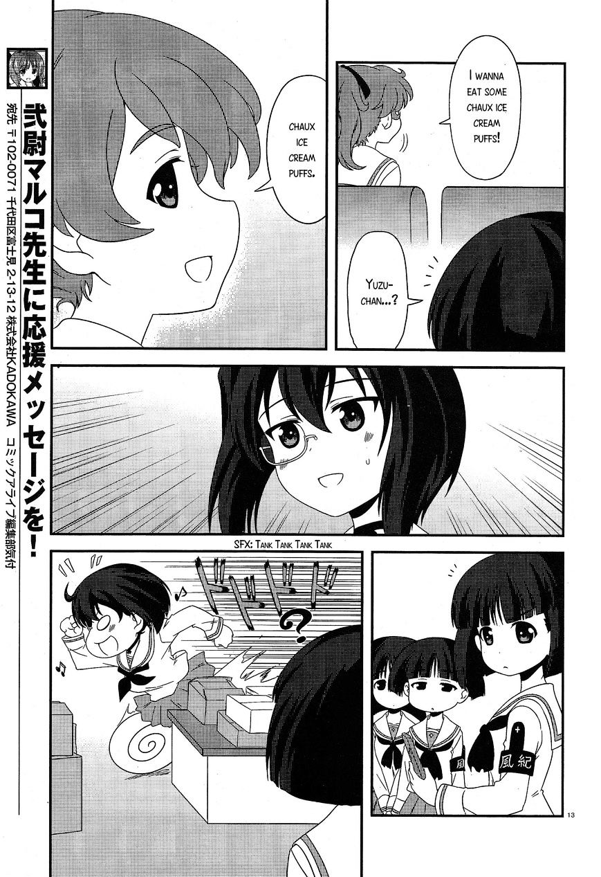 Girls & Panzer - Motto Love Love Sakusen desu! Chapter 28 page 13 - Chapter 28 : It's the Yuzu-Momo Battleâ€¦?