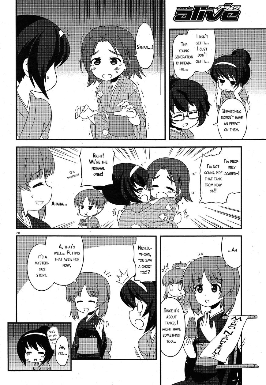 Girls & Panzer - Motto Love Love Sakusen desu! Chapter 29 page 8 - Chapter 29 : A Cool Midsummer Evening! It's the Ghost Story Meeting!