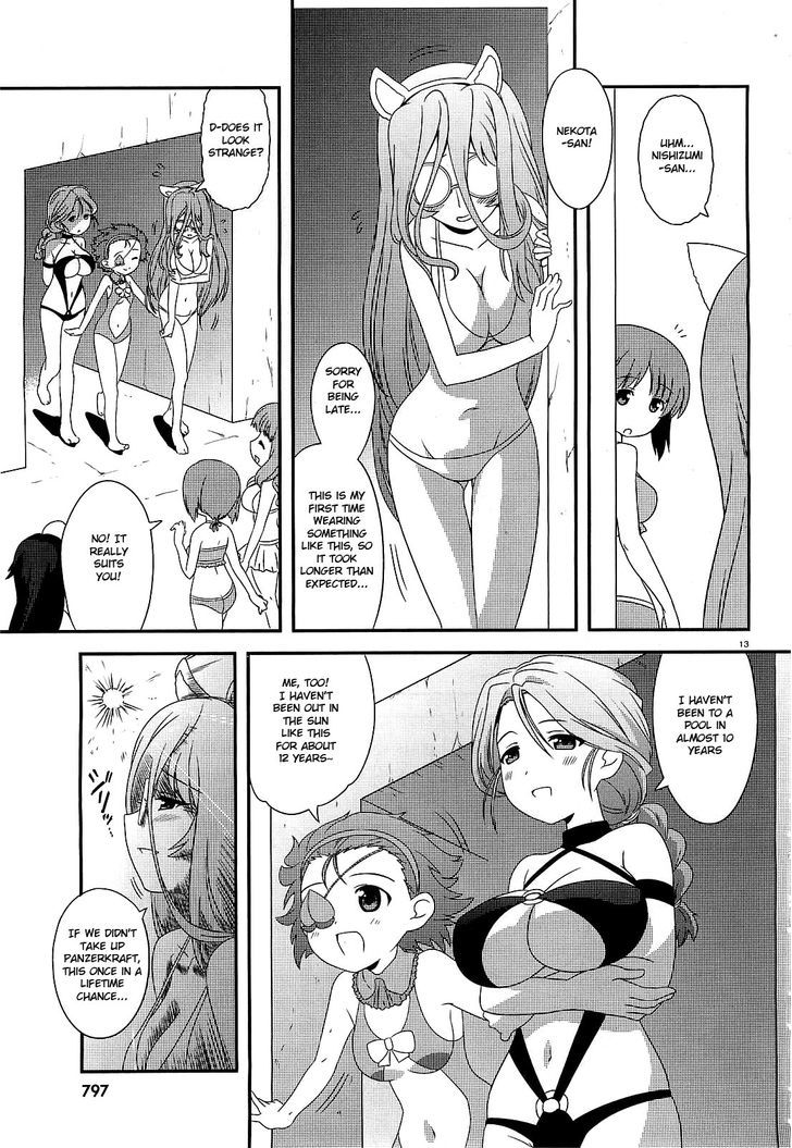 Girls & Panzer - Motto Love Love Sakusen desu! Chapter 3 page 13 - Chapter 3 : Summer in Ooarai!