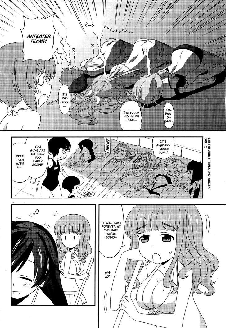 Girls & Panzer - Motto Love Love Sakusen desu! Chapter 3 page 14 - Chapter 3 : Summer in Ooarai!