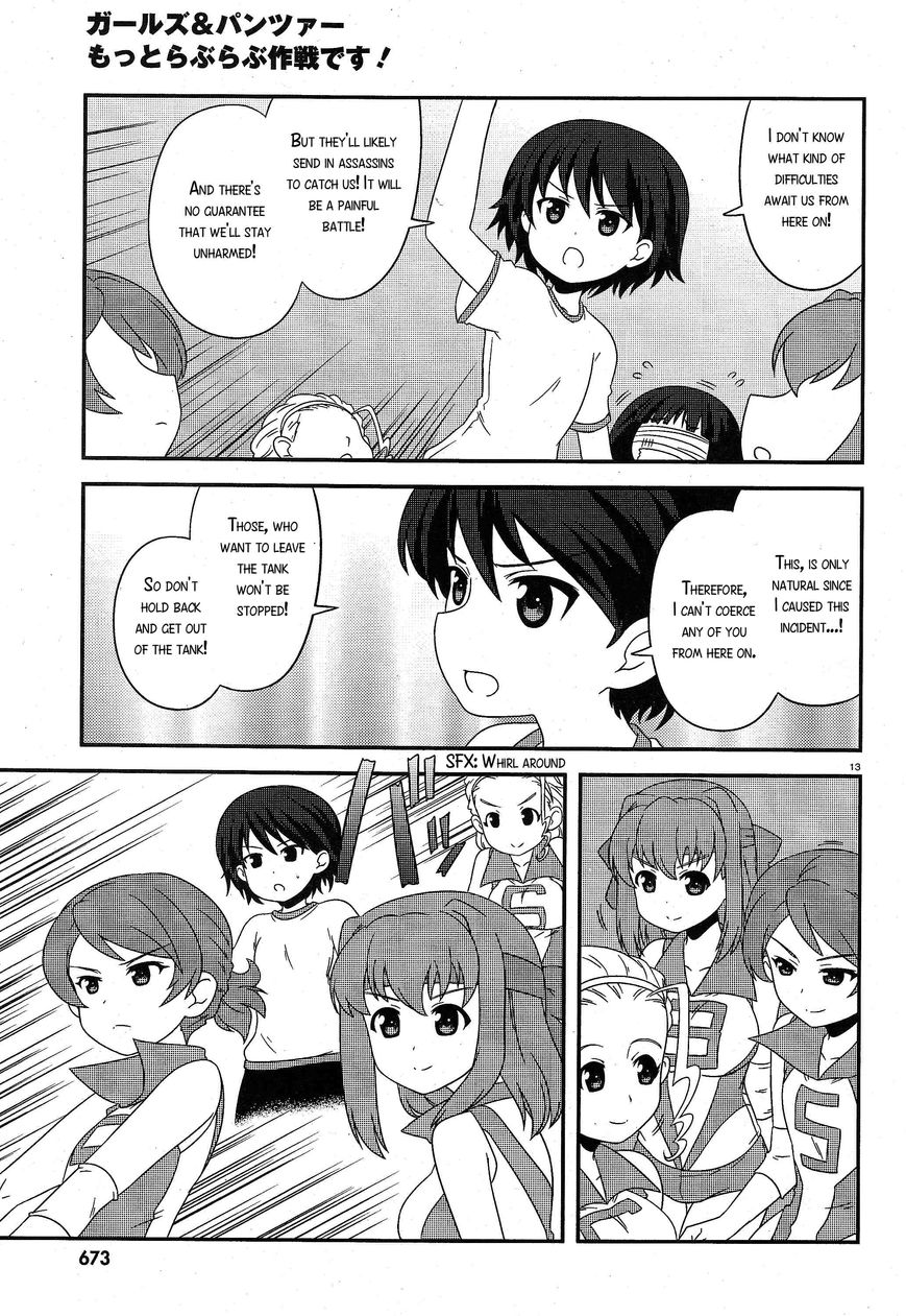 Girls & Panzer - Motto Love Love Sakusen desu! Chapter 30 page 13 - Chapter 30 : Run, Type 89!